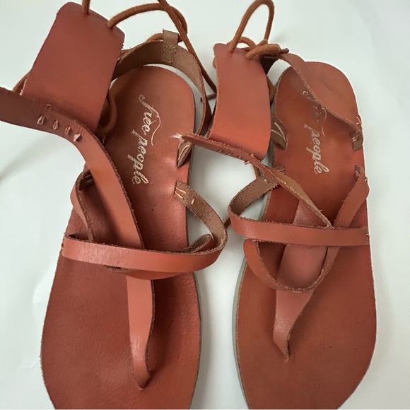 Free People Vacation Day Leather Sandals size 9, 40 Eu - Picture 4 of 6